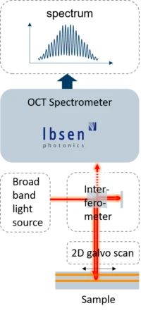 OCT spectrometer system v3 Illustration of Raman Technology, Raman sprectrum